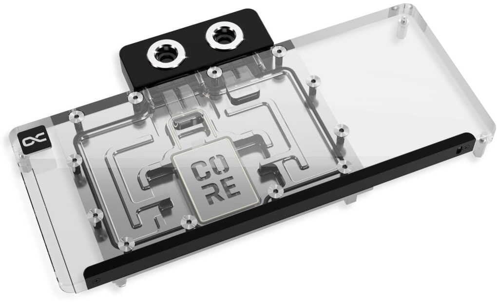 Alphacool Core RX 9070 Mercury GPU Wasserblock, ARGB, mit Backplate - Acryl 10289