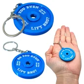 Breloki - Brelok w Kształcie Talerza do Sztangi, Talerz Brelok, Brelok Siłownia - miniaturka - grafika 1