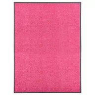 Wycieraczki - vidaXL Wycieraczka z możliwością prania, różowa, 90 x 120 cm - miniaturka - grafika 1