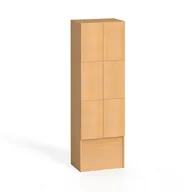 Szafy biurowe - B2B Partner Szafa z zamykanymi schowkami, buk boxova6xbuk - miniaturka - grafika 1