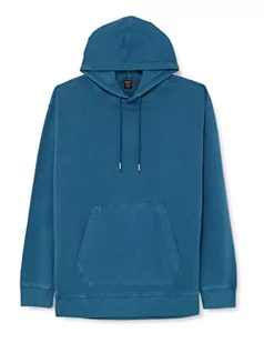 BOSS Męska bluza z kapturem Wefadehoody, Medium Blue424, L - Bluzy męskie - miniaturka - grafika 1