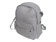 Torebki damskie - Miejski Damski Plecak - Szary Plecak Damski - Torebko-Plecak Na Ramię - miniaturka - grafika 1