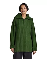 Swetry damskie - G-STAR RAW Damski sweter Skipper Loose Knit, zielony, XS - miniaturka - grafika 1