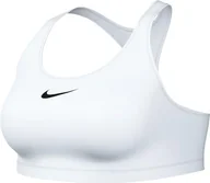 Biustonosze - Nike DX6823-100 W NK SWSH Med SPT Biustonosz Sportowy Damski Biustonosz Biały/Kamień Mauve/Czarny Rozmiar 3X - miniaturka - grafika 1