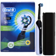 Szczoteczki elektryczne - Oral-B Pro 750 3D CrossAction BLACK D16.513.UD - miniaturka - grafika 1