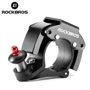 Głośniki komputerowe - Dzwonek rowerowy do roweru uniwersalny RockBros Big Ring aluminiowy mocny na kierownicę 100dB wodoodporny czarny - miniaturka - grafika 1