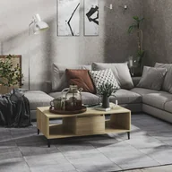Ławy i stoliki kawowe - VidaXL Lumarko Stolik kawowy, dąb sonoma, 103,5 x 60 x 35 cm, płyta wiórowa 806025 VidaXL - miniaturka - grafika 1
