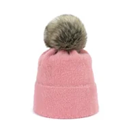 Czapki damskie - Czapka Soft Fluff Różowa (Rozmiar Uniwersalny) - miniaturka - grafika 1