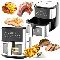 Frytownice gastronomiczne - Frytkownica Beztłuszczowa Frytownica 6,5L 2000W Airfryer Z Okienkiem +tacki - miniaturka - grafika 1