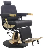 Fotele fryzjerskie - Fotel fryzjerski barberski hydrauliczny do salonu fryzjerskiego barber shop Barberking w 24H - miniaturka - grafika 1