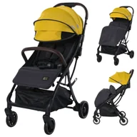 Wózki dziecięce - LORELLI MINORI - WÓZEK SPACEROWY AUTOFOLD DO 22KG LEMON CURRY - miniaturka - grafika 1