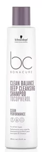 Schwarzkopf BC Clean Balance szampon głęboko oczyszczający 250ml - Szampony do włosów - miniaturka - grafika 1
