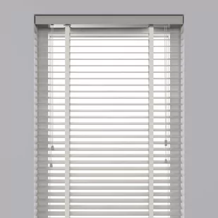Trendiy Decosol Żaluzje drewniane, 50 mm, 60 x 130  cm, białe - Żaluzje - miniaturka - grafika 1