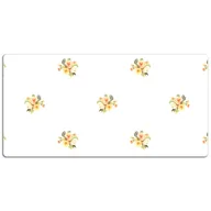 Podkładki na biurko - Podkładka na całe biurko Delikatne bukiety kwiatków 120x60 cm - miniaturka - grafika 1