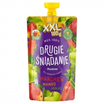 Dawtona Drugie śniadanie Mus 100 % marchew mango jabłko 180 g - Desery dla dzieci - miniaturka - grafika 1