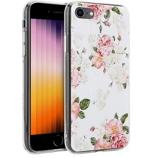FLOWER Crong Crong Case Etui iPhone SE 2020 8 7 wzór 02) 10_17784 - Etui i futerały do telefonów - miniaturka - grafika 1