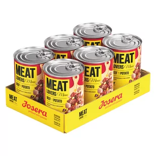 Josera Megapakiet Meatlovers Menu 12 x 400 g Wołowina i ziemniak - Mokra karma dla psów - miniaturka - grafika 4