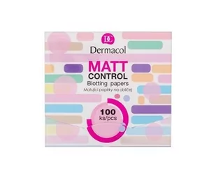 Dermacol Matt Control chusteczki oczyszczające 100 ml dla kobiet - Pozostałe akcesoria do makijażu - miniaturka - grafika 1
