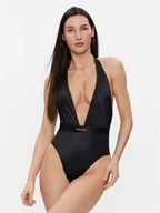 Stroje kąpielowe - Calvin Klein Swimwear Strój kąpielowy KW0KW02271 Czarny - miniaturka - grafika 1
