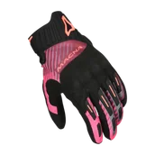 Rękawice motocyklowe - Rękawice Motocyklowe Macna Octar 2.0 Damskie Czarny/Bordeaux/RóżowyXS - miniaturka - grafika 1