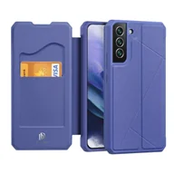 Etui i futerały do telefonów - Dux Ducis Skin X kabura etui pokrowiec z klapką Samsung Galaxy S22+ (S22 Plus) niebieski - miniaturka - grafika 1