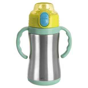 Kubek termiczny / termos bidon stalowy zielony 300 ml - Kubki termiczne - miniaturka - grafika 1