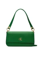 Torebki damskie - Calvin Klein Torebka Minimal Monogram Shoulder Pouch LV04K3161G Zielony - miniaturka - grafika 1