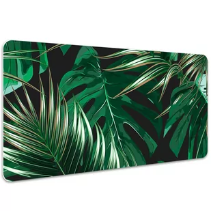 Ochronna mata na biurko Czerwone kwiaty 100x50 cm, Dywanomat - Podkładki na biurko - miniaturka - grafika 1