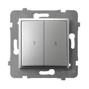 Ospel Łącznik żaluzjowy Srebrny Aria - ŁP-7U/m/18 - Wyłączniki światła i elektryczne - miniaturka - grafika 1