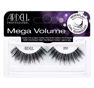Ardell Mega Volume 251 Black Sztuczne rzęsy na pasku 1 para 32134-uniw - Sztuczne rzęsy i akcesoria - miniaturka - grafika 1