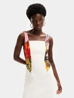 Sukienki - Desigual Sukienka letnia MONSIEUR CHRISTIAN LACROIX Marbella 24SWVW75 Biały Slim Fit - miniaturka - grafika 1