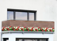 Parawany - Osłona Na Balkon W Tulipany, 5 M X 35 Cm - miniaturka - grafika 1