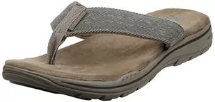 Skechers Męskie klapki Rosenevent Rosenhion, Khaki, 43 EU - Klapki i japonki męskie - miniaturka - grafika 1