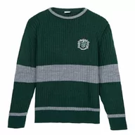 Swetry męskie - CERDÁ LIFE'S LITTLE MOMENTS - Męski i damski sweter z dzianiny Harry Potter z okrągłym dekoltem i długim rękawem w stylu Tricot - Oficjalna licencja Warner Bros, Zielony, XL - miniaturka - grafika 1