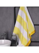 Ręczniki - Benetton Ręcznik plażowy w kolorze żółto-białym - 160 x 90 cm - miniaturka - grafika 1