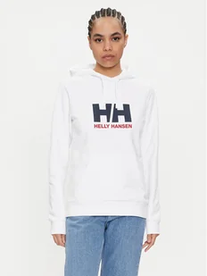 Helly Hansen Bluza Logo 2.0 34460 Biały Regular Fit - Bluzy damskie - miniaturka - grafika 1