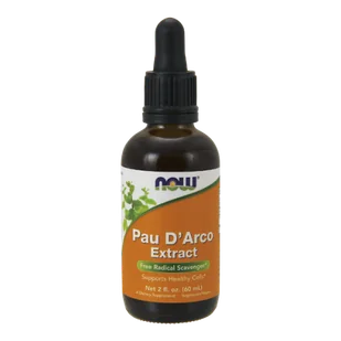 Now Foods Foods Pau D'Arco ekstrakt 60 ml (Lapacho) TT000090 - Zioła - miniaturka - grafika 1