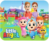 Podkładki pod mysz - PODKŁADKA POD MYSZKĘ Z MAŁY ANIOŁEK JASIU BAJKI PREZENT -TEKST -20X24 - miniaturka - grafika 1