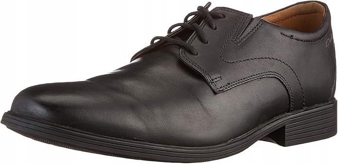 CLARKS WHIDDON PÓŁBUTY MĘSKIE SKÓRZANE CZARNE 44,5 16GA