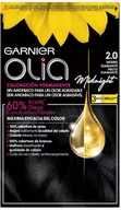 Farby do włosów i szampony koloryzujące - Farba kremowa bez utleniacza Garnier Olia Permanent Coloring 2.0 Black Diamond 60 ml (3600542306980) - miniaturka - grafika 1