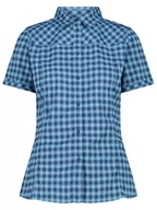 Koszulki sportowe damskie - CMP Koszula funkcyjna w kolorze niebieskim - miniaturka - grafika 1