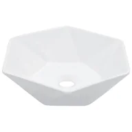 Umywalki - VidaXL Umywalka, 41 x 36,5 x 12 cm, ceramiczna, biała 143913         VidaXL VidaXL - miniaturka - grafika 1