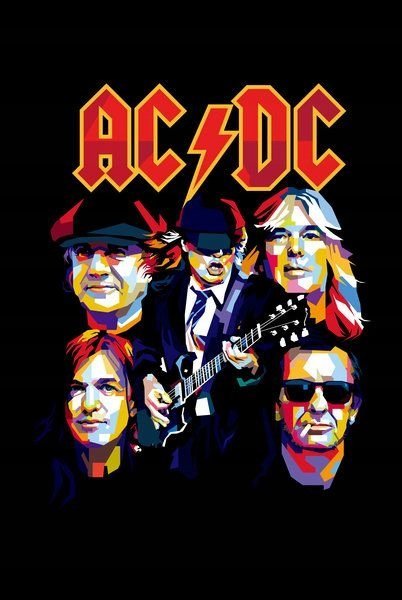 PUZZLE AC/DC PWR/UP ACDC A3 252 el z Nadrukiem + IMIĘ Pudełko