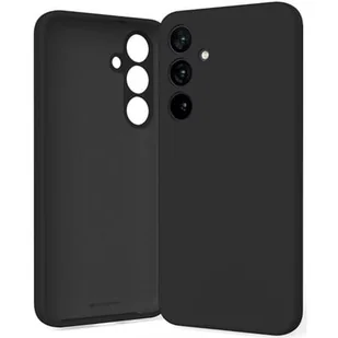 Etui MERCURY Silicone do Samsung Galaxy S25 Czarny - Etui i futerały do telefonów - miniaturka - grafika 1