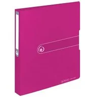 Segregatory - Herlitz praca zbiorowa Segregator A4 PP 2R 2,5 cm malinowy Easy - miniaturka - grafika 1