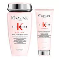 Zestawy kosmetyków damskich - Kérastase Genesis, Zestaw wzmacniający przeciw wypadaniu i łamaniu włosów: kąpiel 250ml + odżywka 200ml - miniaturka - grafika 1