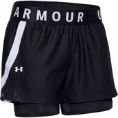 Spodenki damskie - Damskie szorty treningowe UNDER ARMOUR Play Up 2-in-1 Shorts - miniaturka - grafika 1