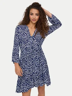 ONLY Sukienka codzienna Clemmentine 15320417 Niebieski Regular Fit - Sukienki - miniaturka - grafika 1