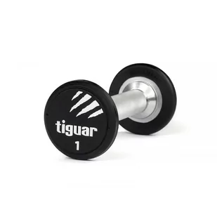 Tiguar Hantla stała tiguar 1 kg TI-WHPU0010 - Hantle i ciężarki - miniaturka - grafika 1