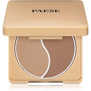 Paese PAESE - Self Glow Bronzing Powder - Podwójny puder brązujący - 6 g - MEDIUM - Bronzery i konturowanie twarzy - miniaturka - grafika 1
